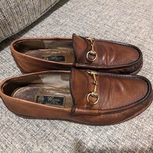 Gucci Men’s 1953 Horsebit Loafers Tan Leather UK 8 US 9